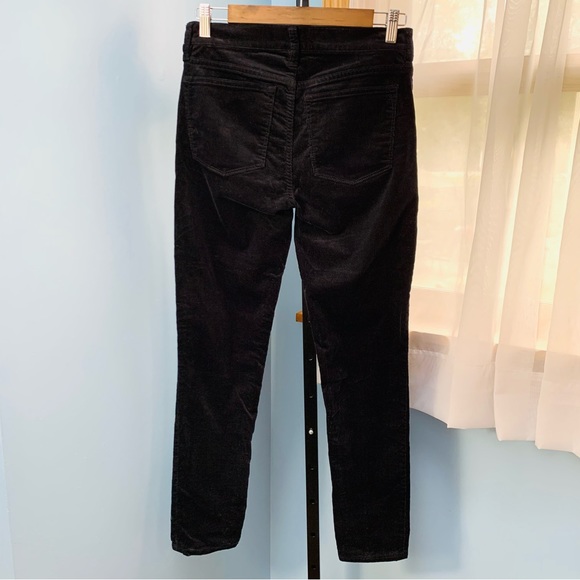 J. Crew Black Corduroy Skinny Pants/Jeans - Picture 6 of 7